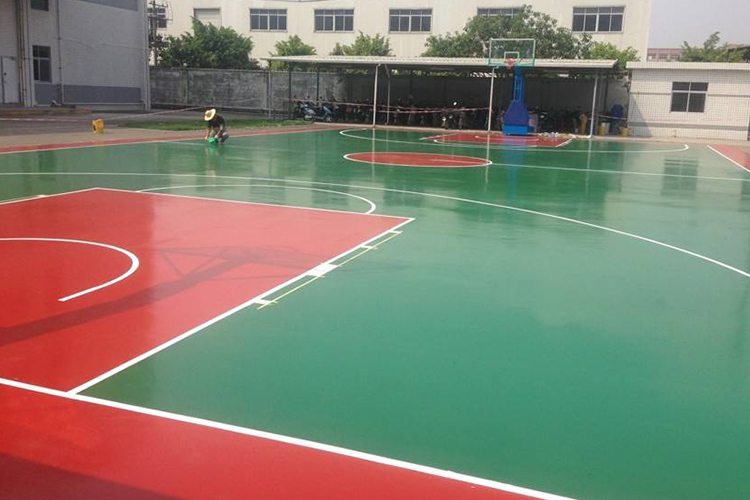 重庆硅pu蓝球场